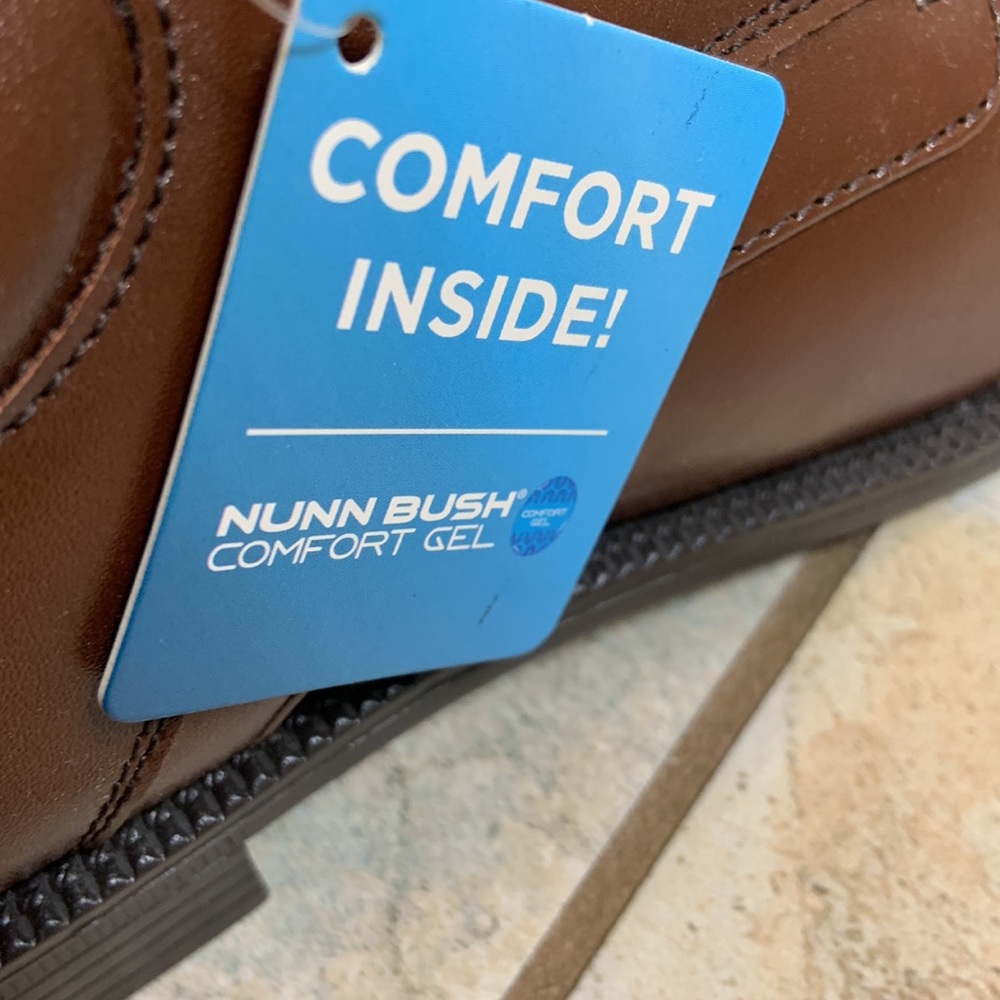 Nunn Bush Men’s Brown Dress Shoes NWT - Picture 6 of 7